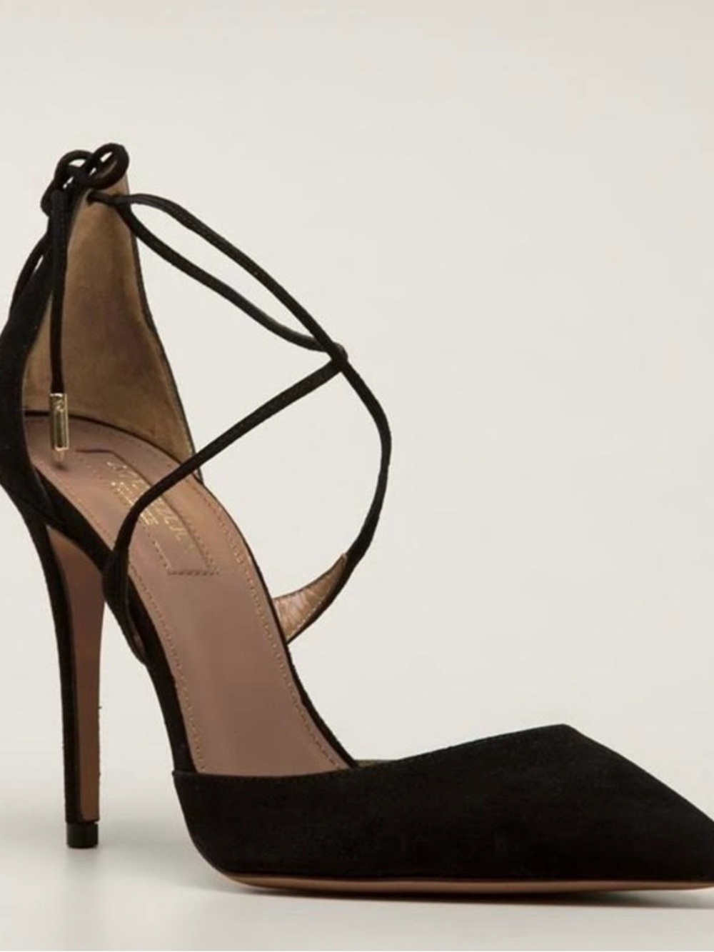 Aquazzura Mathilde Lace-Up Pump ASO Meghan Markle